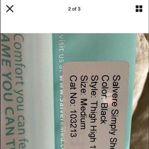 Salvere medical compression thigh highs